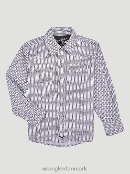 tøj Wrangler 20x avanceret komfort vestlig skjorte med trykknapper lilla honeycomb (112327787) drenge 06DT4994