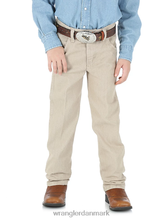 tøj Wrangler cowboy cut original fit jean forvasket tan (13mwjtn) drenge 06DT4952