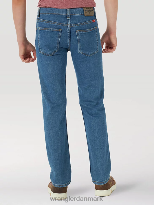 tøj Wrangler femstjernet flex jean med lige ben ægte indigo (5wnbwtd) drenge 06DT4954