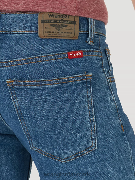 tøj Wrangler femstjernet flex jean med lige ben ægte indigo (5wnbwtd) drenge 06DT4954