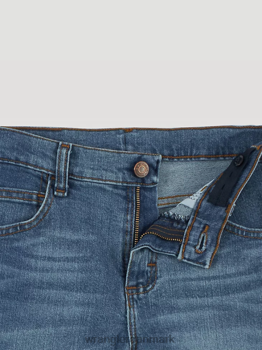 tøj Wrangler femstjernet flex jean med lige ben ægte indigo (5wnbwtd) drenge 06DT4954
