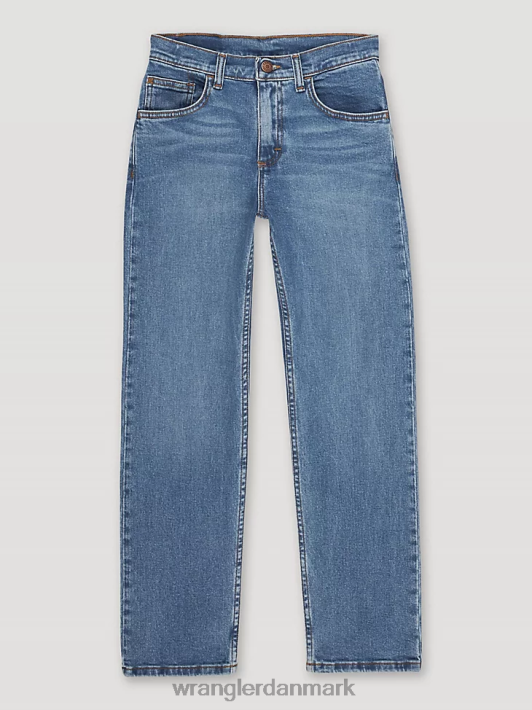 tøj Wrangler femstjernet flex jean med lige ben ægte indigo (5wnbwtd) drenge 06DT4954