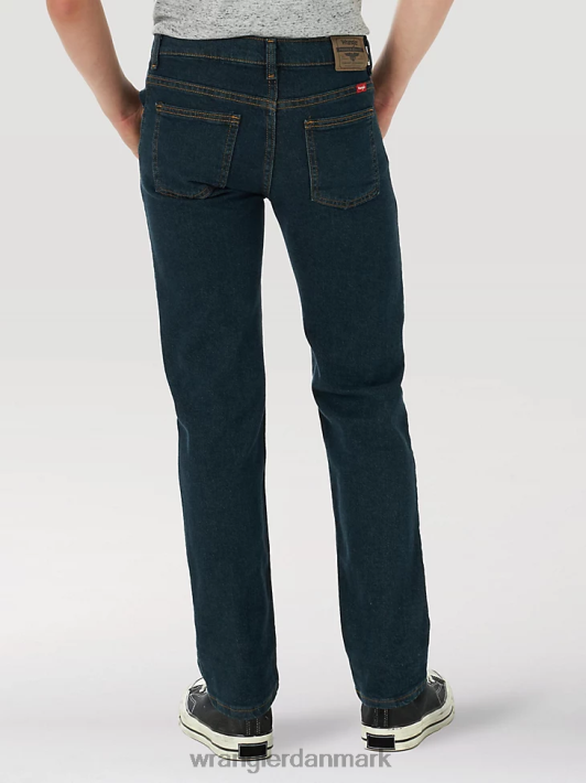 tøj Wrangler femstjernet flex jean med lige ben mørk nat (5wnhwdt) drenge 06DT4984