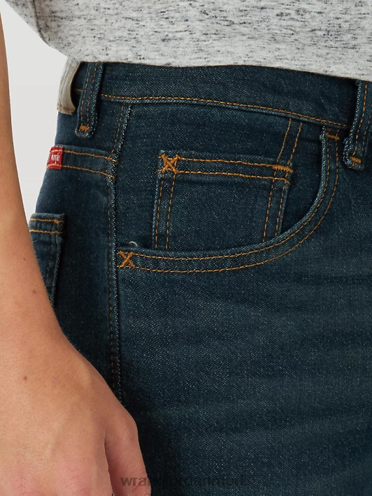 tøj Wrangler femstjernet flex jean med lige ben mørk nat (5wnhwdt) drenge 06DT4984