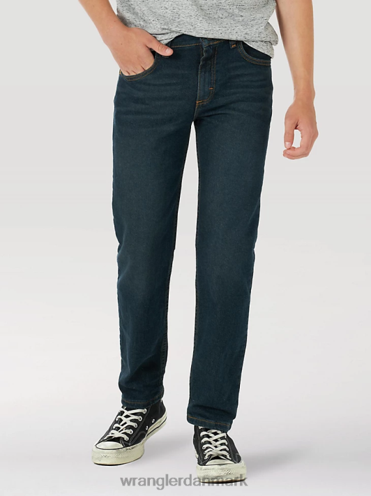 tøj Wrangler femstjernet flex jean med lige ben mørk nat (5wnlwdt) drenge 06DT41001