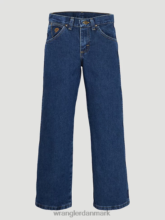 tøj Wrangler femstjernet klassisk stretch bootcut jean frisk indigo (6brlwfs) drenge 06DT4997