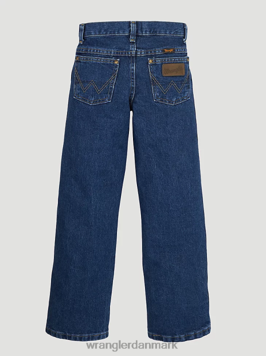 tøj Wrangler femstjernet klassisk stretch bootcut jean frisk indigo (6brlwfs) drenge 06DT4997
