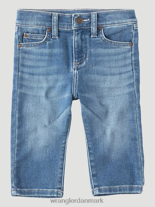 tøj Wrangler femstjernet klassisk stretch bootcut jean frisk indigo (6brlwfs) drenge 06DT4997