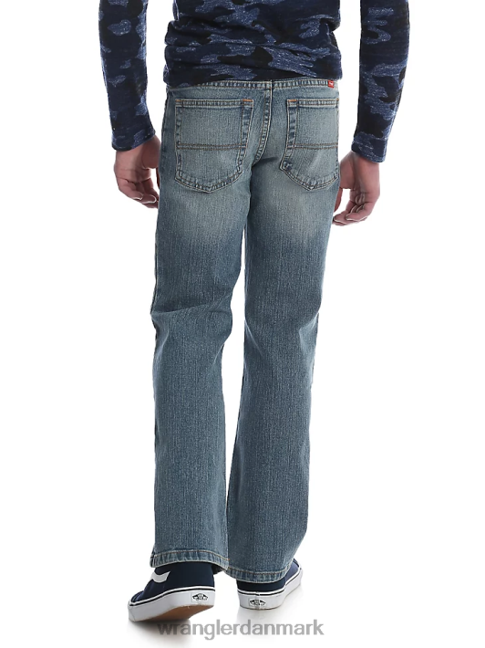 tøj Wrangler femstjernet klassisk stretch bootcut jean lys denim (6brlwsw) drenge 06DT4998
