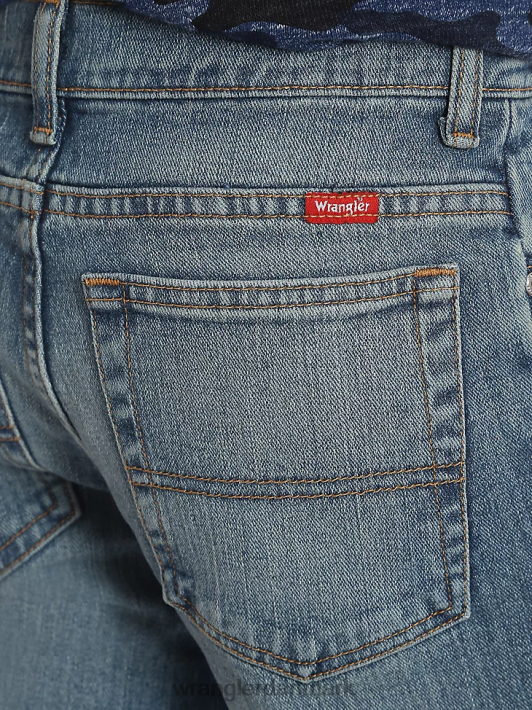 tøj Wrangler femstjernet klassisk stretch bootcut jean lys denim (6brlwsw) drenge 06DT4998