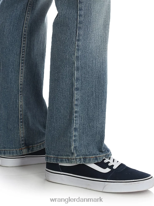 tøj Wrangler femstjernet klassisk stretch bootcut jean lys denim (6brlwsw) drenge 06DT4998