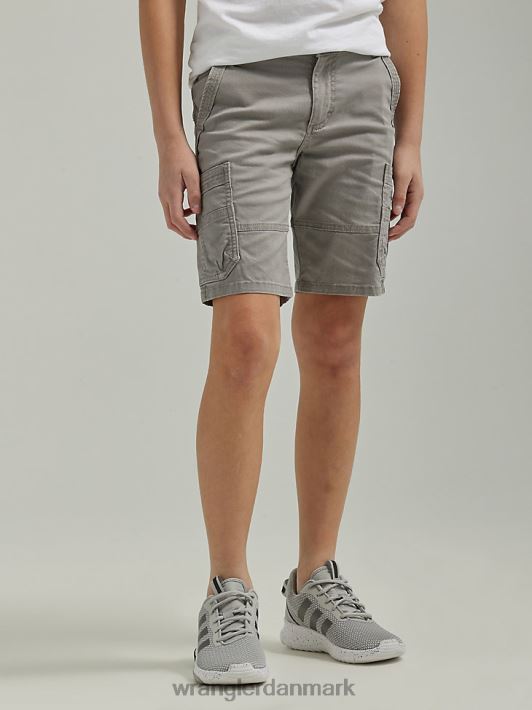 tøj Wrangler gamer cargo short (husky) børstet nikkel (112335584) drenge 06DT4986