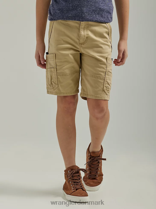 tøj Wrangler gamer cargo short (husky) karamel (112334591) drenge 06DT4988