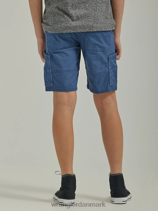 tøj Wrangler gamer cargo short (husky) mørkere denim (112335586) drenge 06DT4989