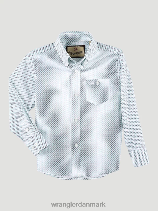tøj Wrangler klassisk button-down skjorte kontrastpunkt (112324882) drenge 06DT41023