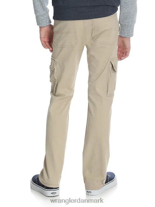 tøj Wrangler slim straight stretch cargo bukser buff (9rkbwbf) drenge 06DT4957