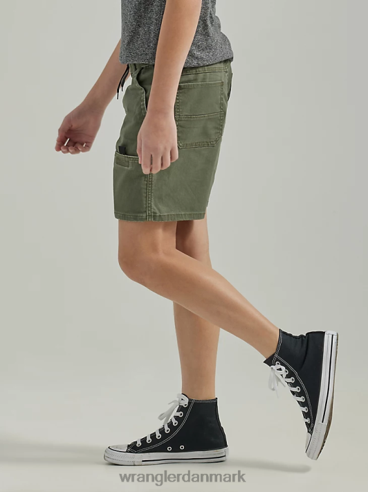 tøj Wrangler utility short (husky) oliven (112335702) drenge 06DT41031