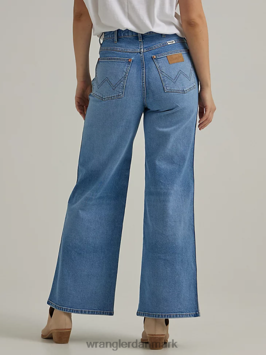 tøj Wrangler verdensomspændende 661 højtaljede jeans med brede ben ingen hensigter (112334598) Kvinder 06DT4773