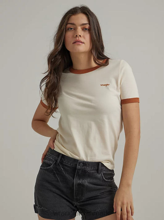 tøj Wrangler ødelagt denim rullekort måneskin (112334745) Kvinder 06DT4850