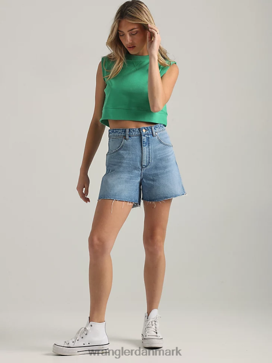 tøj Wrangler høj stige a-line cut-off kort mistet kontrollen (112334600) Kvinder 06DT4843