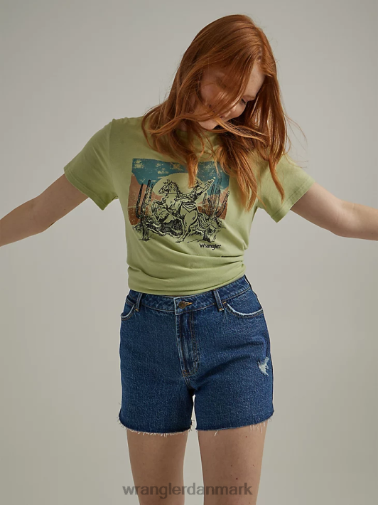 tøj Wrangler høj talje midt på låret kort malibu (112334704) Kvinder 06DT4828