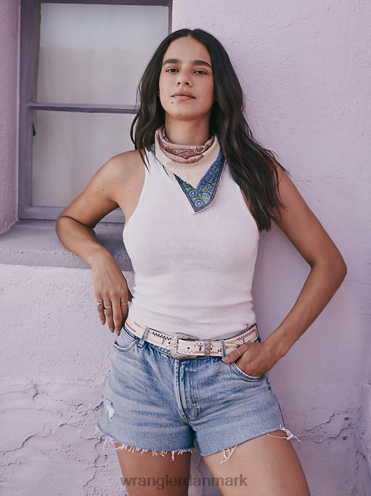 tøj Wrangler højtaljet vintage cut-off short bloom (112335762) Kvinder 06DT4833