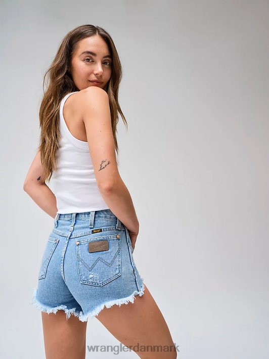 tøj Wrangler omarbejdet kort lys sten (wbrwsls) Kvinder 06DT4822