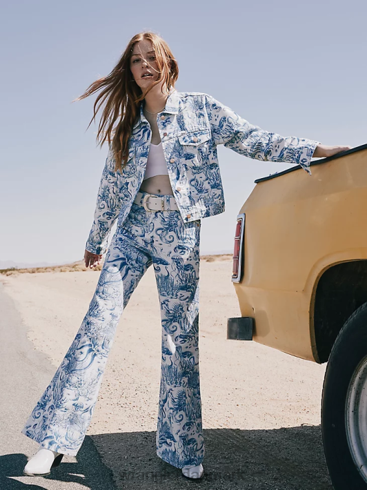 tøj Wrangler vestlig afgrødehytte iskold skygge (112333571) Kvinder 06DT4856