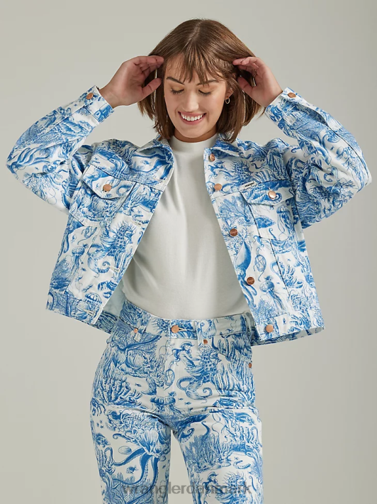 tøj Wrangler vestlig afgrødehytte iskold skygge (112333571) Kvinder 06DT4856