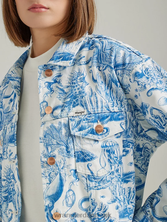 tøj Wrangler vestlig afgrødehytte iskold skygge (112333571) Kvinder 06DT4856