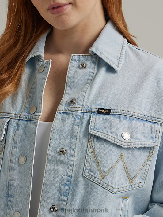 tøj Wrangler vestlig afgrødehytte iskold skygge (112333571) Kvinder 06DT4856