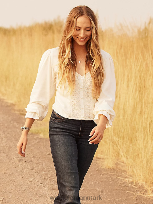 tøj Wrangler retro americana bandana western skjorte rød (112327234) Kvinder 06DT4882