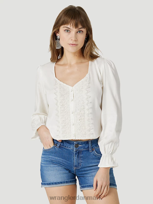 tøj Wrangler retro americana bandana western skjorte rød (112327234) Kvinder 06DT4882