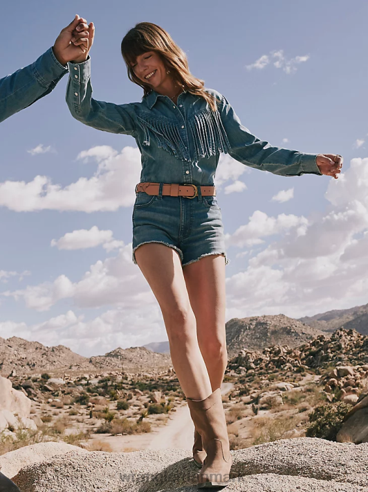 tøj Wrangler retro americana bandana western skjorte rød (112327234) Kvinder 06DT4882