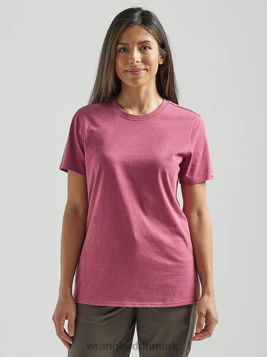 tøj Wrangler riggs workwear kortærmet performance t-shirt tør rose (112325043) Kvinder 06DT4879
