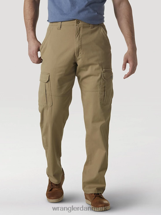 tøj Wrangler femstjernet premium flex cargobuks med afslappet pasform elmwood (70abwew) Mænd 06DT4219
