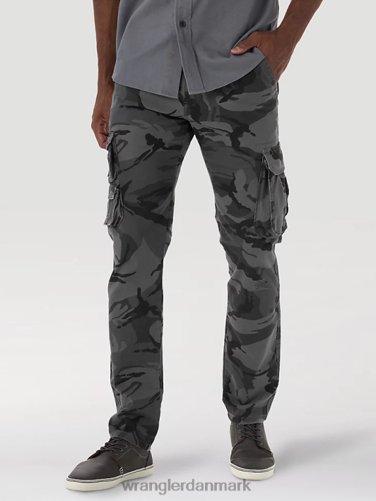tøj Wrangler flex tilspidsede cargobukser antracit camo (70dywgl) Mænd 06DT4227