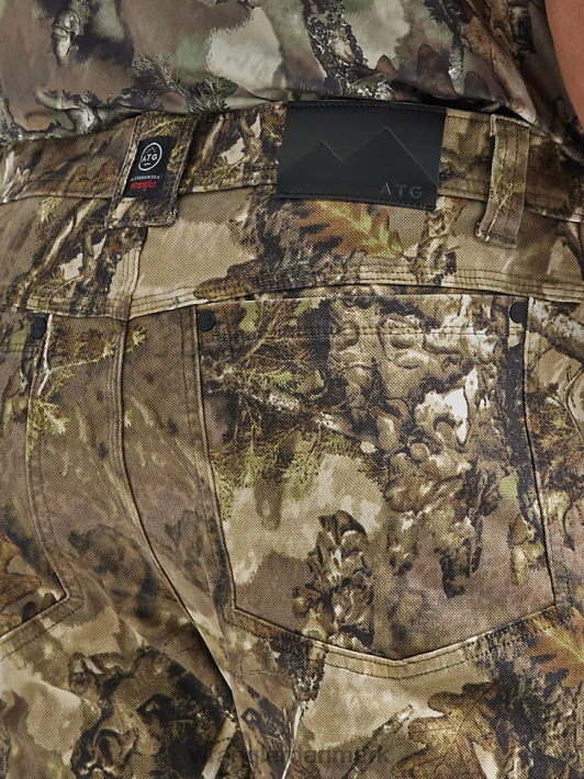 tøj Wrangler robust slid regular fit canvasbukser med lige ben mos (31100ms) Mænd 06DT4650