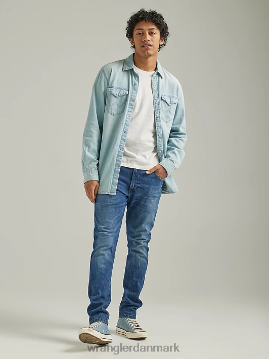 tøj Wrangler Heritage rødding jean med løs pasform rippet let vask (112335468) Mænd 06DT4185