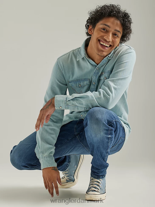 tøj Wrangler Heritage rødding jean med løs pasform rippet let vask (112335468) Mænd 06DT4185