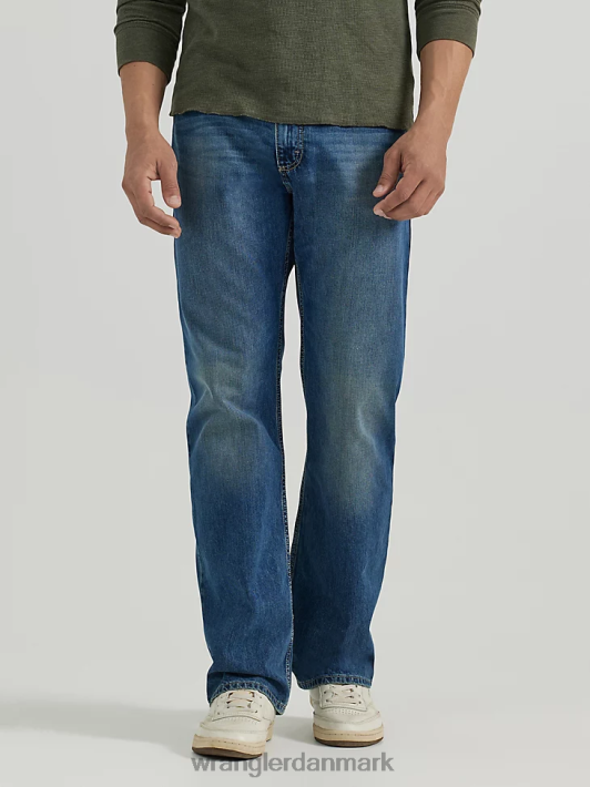tøj Wrangler autentisk bootcut jean med afslappet pasform medium indigo (10zm4rbgi) Mænd 06DT4125