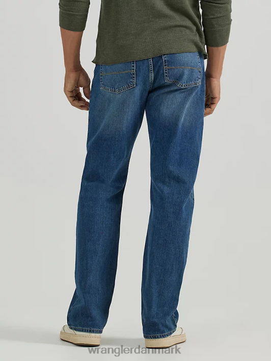 tøj Wrangler autentisk bootcut jean med afslappet pasform medium indigo (10zm4rbgi) Mænd 06DT4125