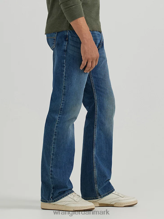 tøj Wrangler autentisk bootcut jean med afslappet pasform medium indigo (10zm4rbgi) Mænd 06DT4125