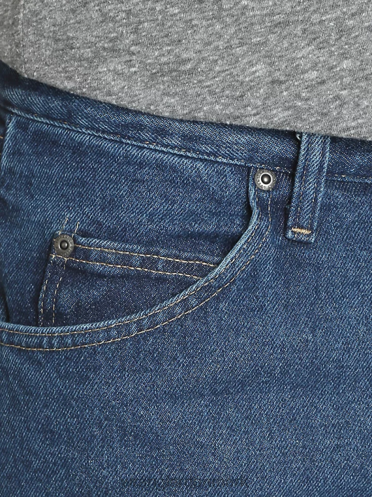 tøj Wrangler autentiske jeans i afslappet pasform mørk stenvask (10zm200sd) Mænd 06DT4113