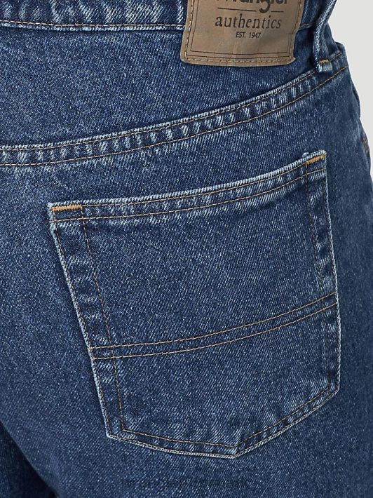 tøj Wrangler autentiske jeans i afslappet pasform stenvask mørk (10zm200sw) Mænd 06DT4117