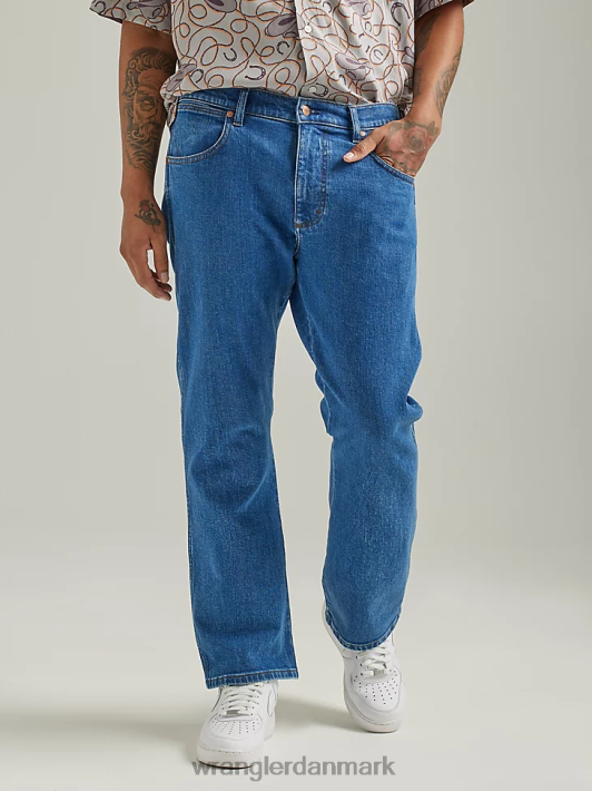 tøj Wrangler autentiske regular fit bomuldsjeans sort (10zm100bk) Mænd 06DT4147