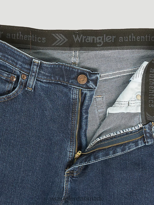 tøj Wrangler autentiske regular fit komfort talje jean mørk stenvask (10zm1csds) Mænd 06DT4208