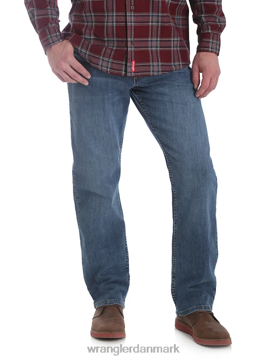 tøj Wrangler femstjernet premium denim flex for komfort jean med afslappet pasform skifer (97fxvst) Mænd 06DT484