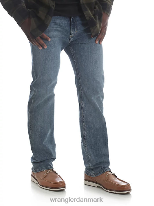 tøj Wrangler femstjernet premium denim flex for komfort jean med lige pasform gravsten (95fxvts) Mænd 06DT4193