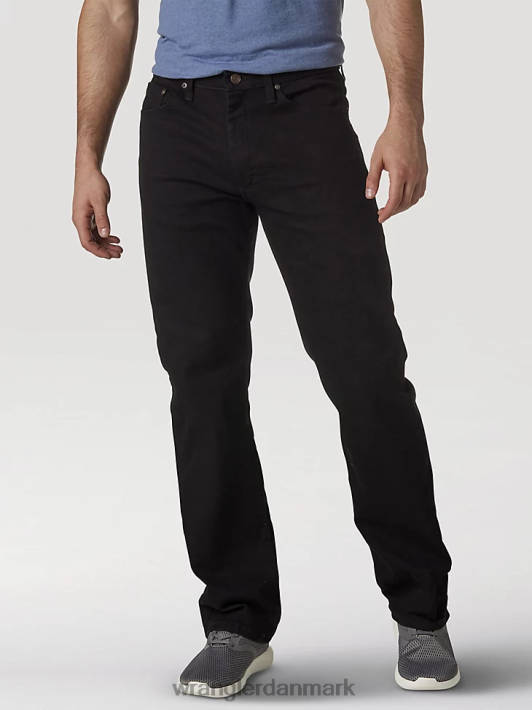 tøj Wrangler femstjernet premium performance-serie regular fit jean sort (96cfvcb) Mænd 06DT472